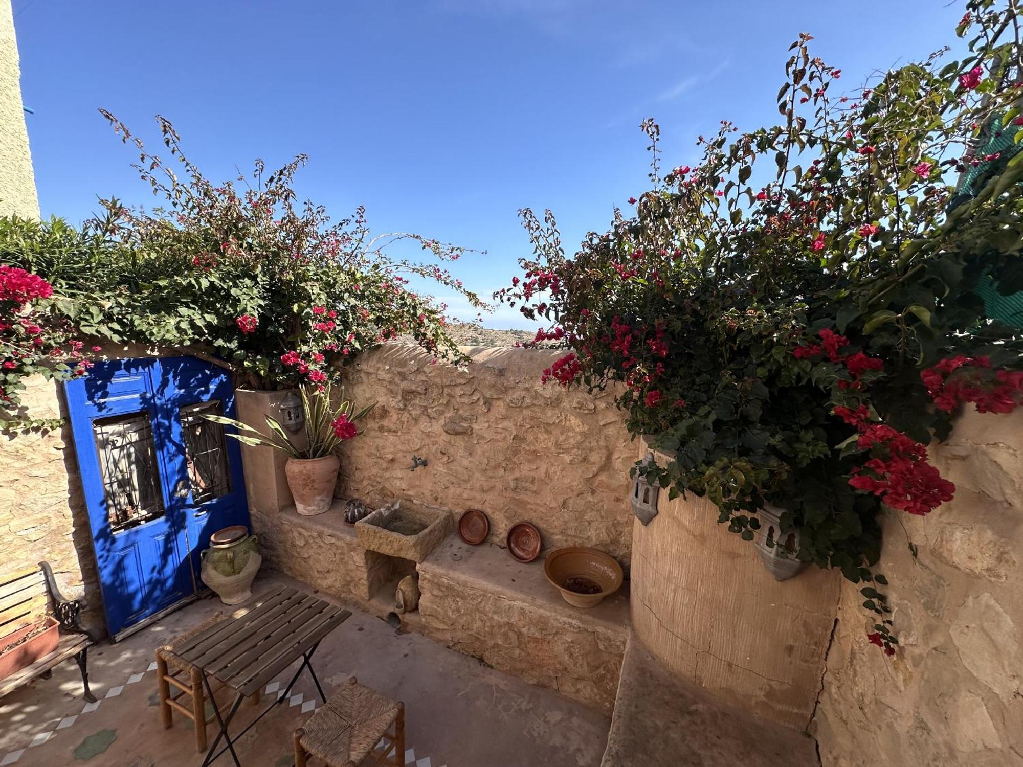 Casa Con Vistas Al Mar Y Patio De Buganvillas Aigues Bagian luar foto