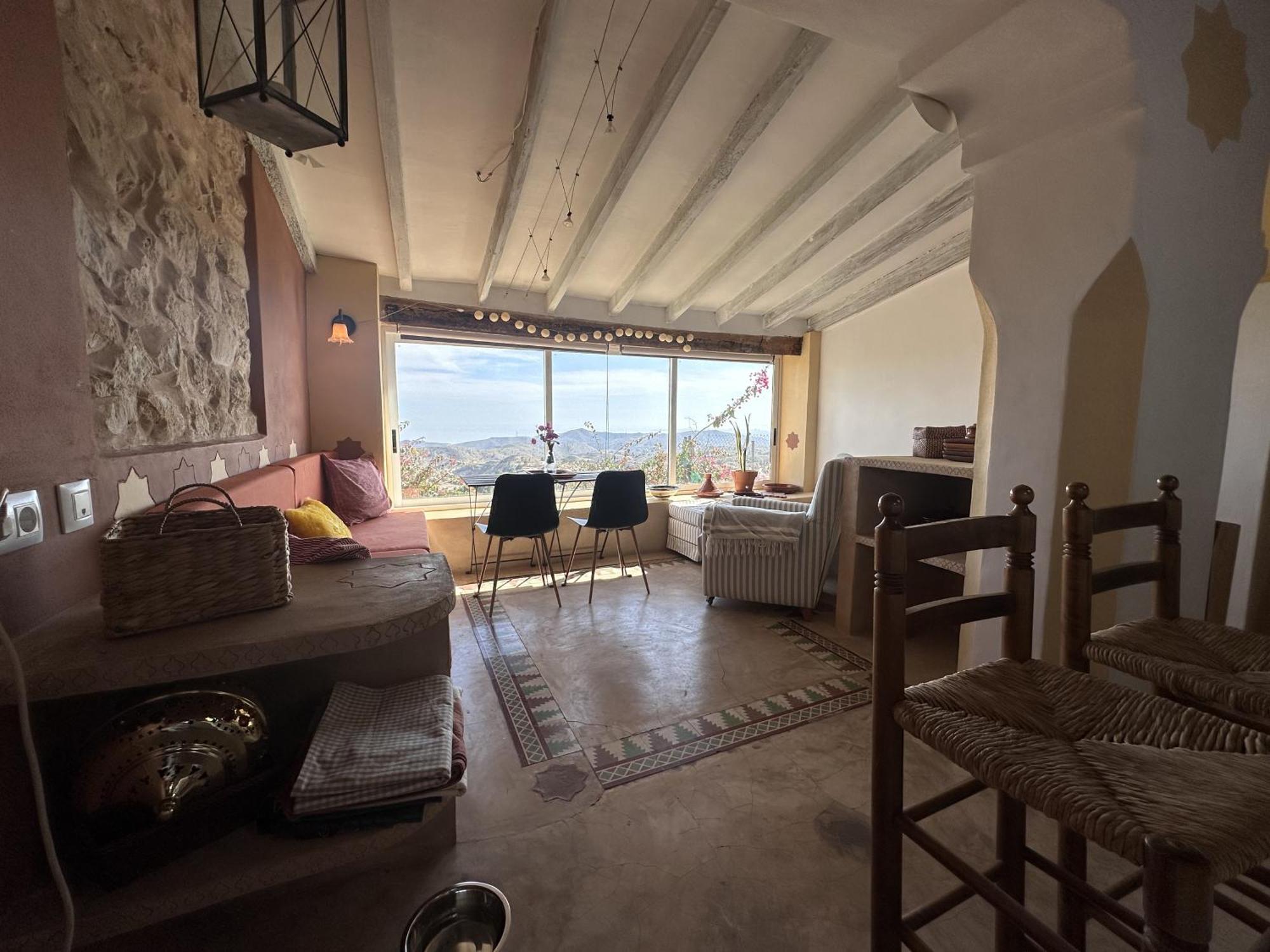 Casa Con Vistas Al Mar Y Patio De Buganvillas Aigues Bagian luar foto
